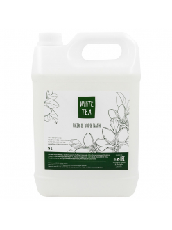 Шампунь-гель для душа 2в1 White tea 5л