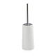 Ёрш  для унитаза напольный белый конус с хромированным ёршиком  код 815