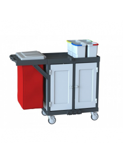 Тележка для горничной H1102D 4х8л Турция