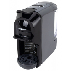 Кофемашина капсульная 3 в 1 для молотого кофе и капсул DOLCE GUSTO и NESPRESSO, SONNEN CM510G, 1450 Вт, 0,6 л, графит, 457339