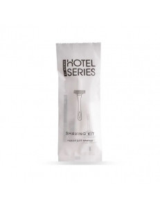 Бритвенный набор флоу-пак (бритва+крем в тубе 10гр) Hotel Series ТМ Clean&Green 