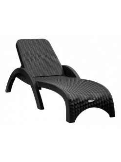 Шезлонг RATTAN антрацит