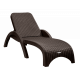 Шезлонг RATTAN коричневый