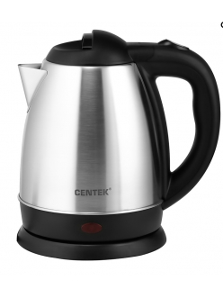 Чайник Centek CT-0036 (матовый) металл 1,2л, 1600W