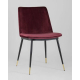 Стул Мелисса велюр бордовый