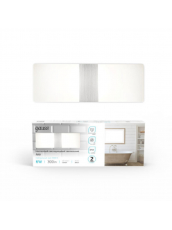 BR031 Настенный светодиодный светильник Gauss Iola BR031 6W 300lm 200-240V 290mm LED 1/20
