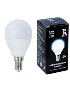 E14-9,5W-4000К-G45 Лампа LED E14-9,5W-4000К-G45
