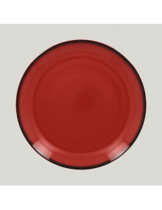 Тарелка круглая RAK Porcelain LEA Red 27 см (красный цвет)