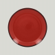 Тарелка круглая RAK Porcelain LEA Red 24 см (красный цвет)