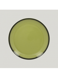Тарелка круглая RAK Porcelain LEA Light green (зеленый цвет) 24 см