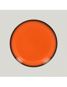 Тарелка круглая RAK Porcelain LEA Orange 24 см (оранжевый цвет)