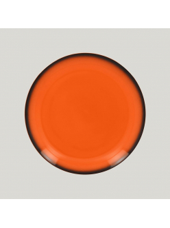 Тарелка круглая RAK Porcelain LEA Orange 24 см (оранжевый цвет)