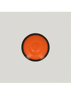 Блюдце RAK Porcelain LEA Orange 13 см, к чашке 81223538 (оранжевый цвет)