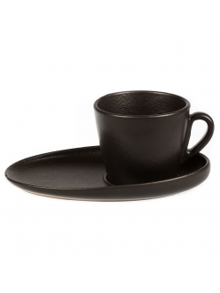 Чашка с блюдцем Black Star Cappuccino 175 мл, P.L. Proff Cuisine