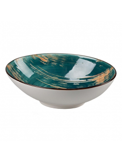 Салатник Texture Dark Green Lines 20*14*6 см, 650 мл,  P.L. Proff Cuisine