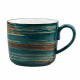 Кружка серия Texture Dark Green Lines h 8 см, d 9,5 см, 350 мл, P.L. Proff Cuisine