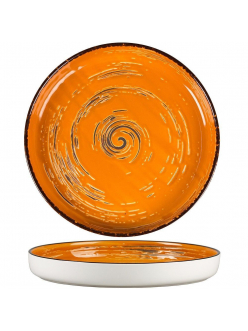 Тарелка с бортом Texture Yellow Circular 23 см, h 3 см, P.L. Proff Cuisine