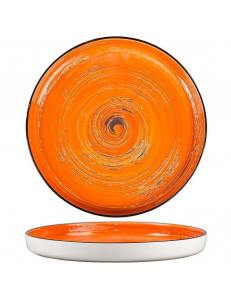 Тарелка с бортом Texture Orange Circular 28 см, h 3,1 см, P.L. Proff Cuisine