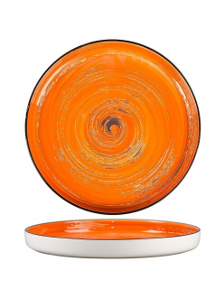 Тарелка с бортом Texture Orange Circular 28 см, h 3,1 см, P.L. Proff Cuisine