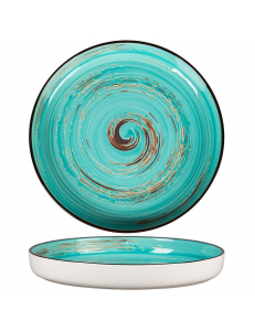 Тарелка с бортом Texture Light Cyan Circular 23 см, h 3 см, P.L. Proff Cuisine