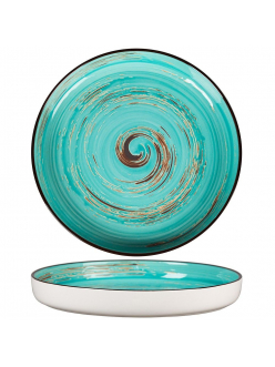 Тарелка с бортом Texture Light Cyan Circular 23 см, h 3 см, P.L. Proff Cuisine