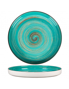 Тарелка с бортом Texture Light Cyan Circular 28 см, h 3,1 см, P.L. Proff Cuisine