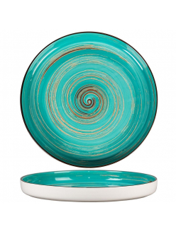 Тарелка с бортом Texture Light Cyan Circular 28 см, h 3,1 см, P.L. Proff Cuisine