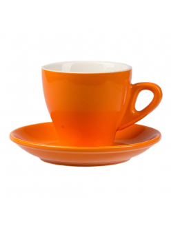 Кофейная пара Barista (Бариста) 280 мл, оранжевый цвет, P.L. Proff Cuisine (кор= 36 шт)