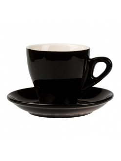 Кофейная пара Barista (Бариста) 280 мл, черный цвет, P.L. Proff Cuisine (кор= 36 шт)