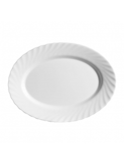 Блюдо овальное Luminarc Trianon 29*22 см, h 1,5 см, стеклокерамика, белый цвет, ARC,