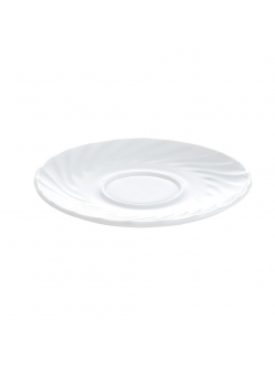 Блюдце Luminarc Trianon 14,5 см, стеклокерамика, белый цвет, ARC, Франция