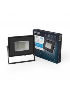 613511330 Прожектор Gauss LED Qplus 30W 2700lm IP65 6500К черный 1/30