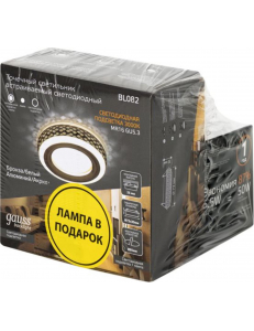 BL082P Набор Gauss Светильник Backlight BL082 3W + Лампа MR16 6,5W 470lm 3000K GU5.3 LED