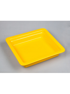 Гастроемкость 2/3-65 (35,5**32,5*6,5 см), жетлая, фарфор, P.L. Proff Cuisine