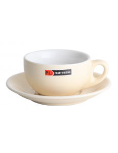 Чашка с блюдцем Barista (Бариста) 220 мл, бежевая, P.L. Proff Cuisine