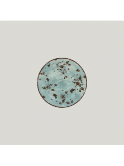 Блюдце RAK Porcelain Peppery круглое 15 см, голубой цвет (для чашки 230 мл)