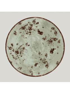 Тарелка RAK Porcelain Peppery круглая плоская 31 см, серый цвет