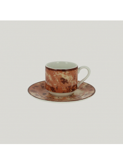 Блюдце RAK Porcelain Peppery для чашки 13 см, h 1,7 см, красный цвет