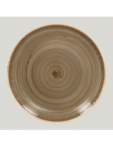 Тарелка RAK Porcelain Twirl Alga плоская 29 см