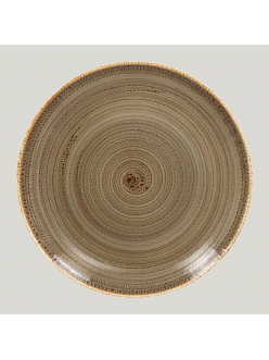 Тарелка RAK Porcelain Twirl Alga плоская 28 см