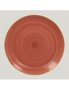 Тарелка RAK Porcelain Twirl Coral плоская 27 см