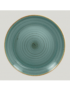 Тарелка RAK Porcelain Twirl Lagoon плоская 27 см