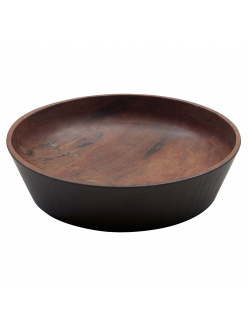 Салатник меламиновый 37*37*9 см , Walnut, P.L.