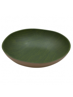 Салатник меламиновый 31.5*31.5*8.5 см  P.L. Green Banana Leaf