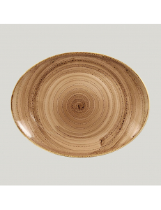 Овальная тарелка RAK Porcelain Twirl Shell 32*23 см