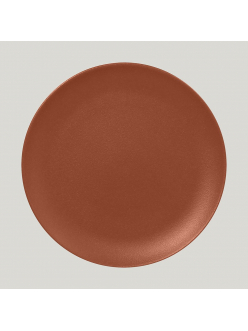 Тарелка RAK Porcelain Neofusion Terra круглая плоская 29 см (терракоторый цвет)