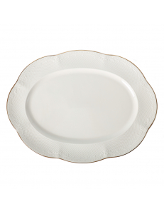 Блюдо овальное 30 см, фарфор,