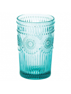 Стакан высокий 280 мл, голубой, 6 шт. в наборе, P.L. - BarWare