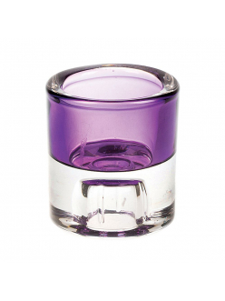 Подсвечник фиолетовый d 5,9 см, h 6,5 см, P.L. - BarWare