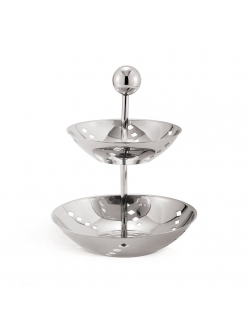 Этажерка, 2 яруса, h 25 см, d 16/20 см, нержавейка, P.L. Proff Cuisine